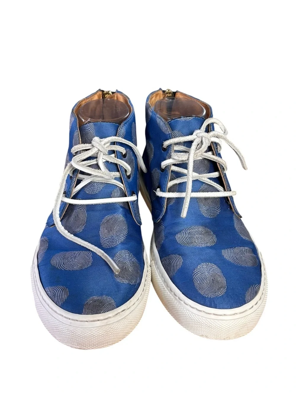 Del Toro Blue Polka Dot Chukka Sneakers - Men’s Sz 7/Women’s 9